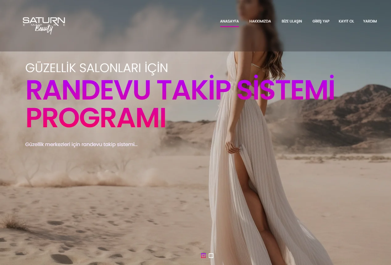 Güzellik salonları için sınırsız randevu takip ve kaçaksız işletme, yönetim sistemi programı. 6 ay ücretsiz kullanım… SATURN EMPIRE BEAUTY, www.saturnempirebeauty.com