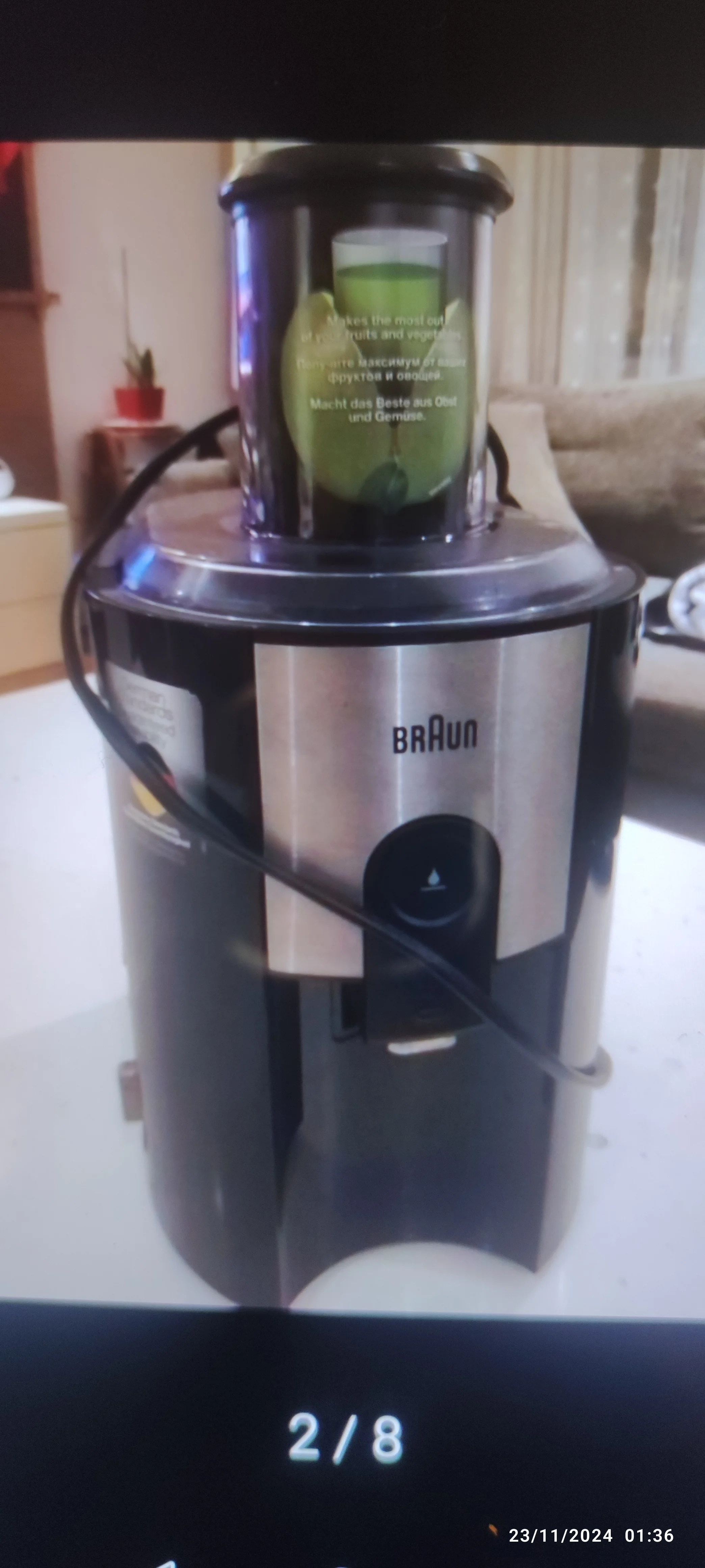 Braun marka katı Meyve sıkacağı