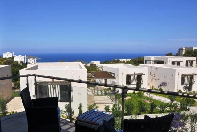 BODRUM GÜNDOGAN DA DENİZ MANZARALI HAVUZLU VILLA