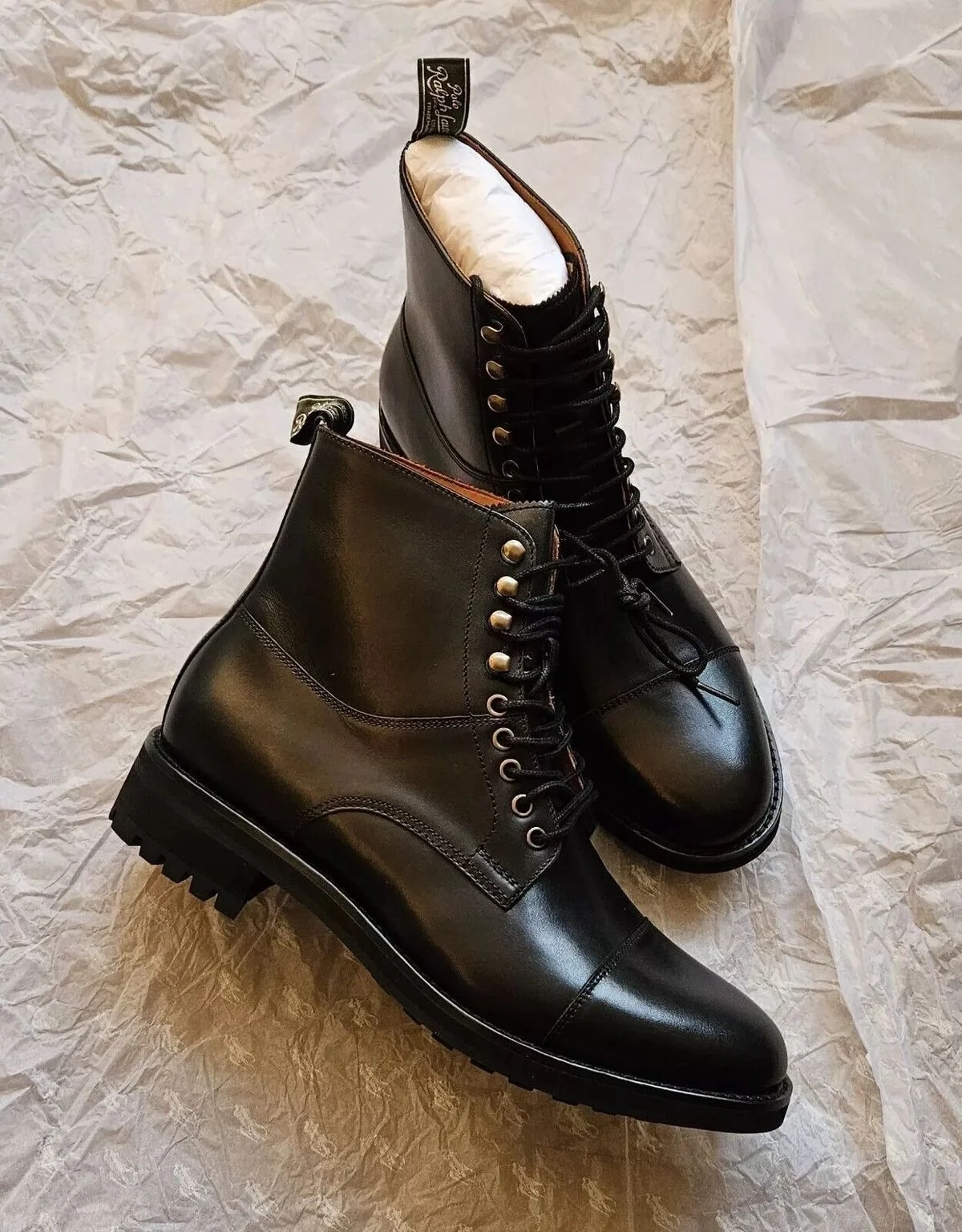 El Yapımı Deri Bot –  siyah rengi