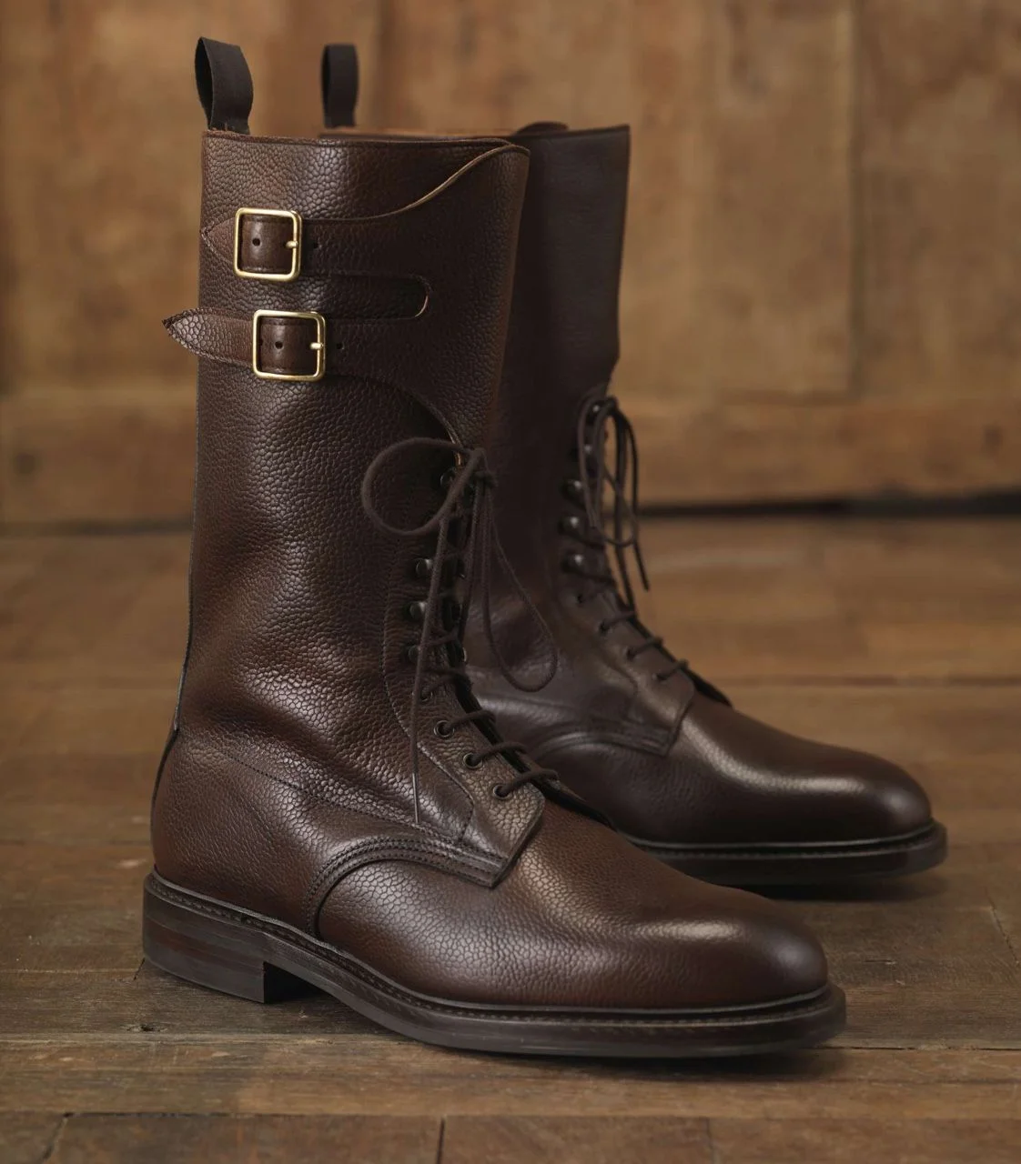 El Yapımı Deri Bot – Koyu Kahve